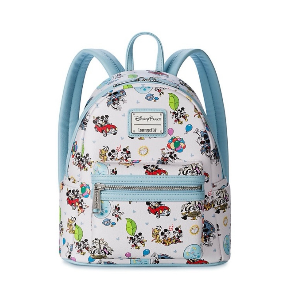 Disney Parks Mickey and Minnie Mouse Loungefly Mini Backpack NWT - Picture 1 of 10